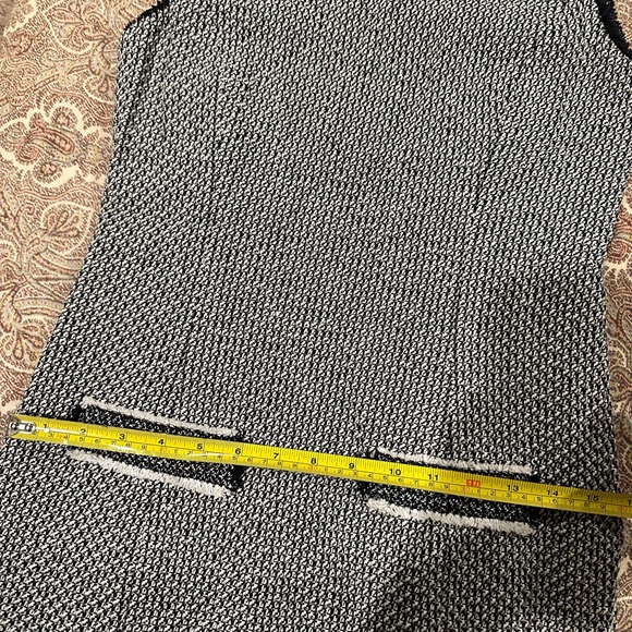 Bailey 44 Black & White Sleeveless Tweed dress Size 8 - Picture 10 of 12